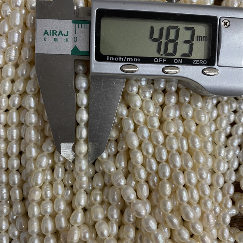 Natural Freshwater Pearl Strand Loose Beads - AA Medium Quality Natural Freshwater Pearl