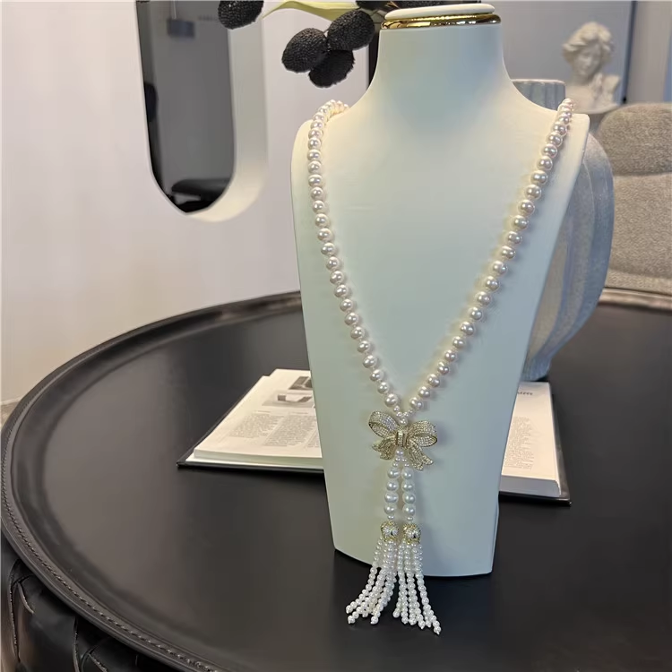 Freshwater Cultured Pearl Necklace 8-9Mm - 31'' 8-9mm White Fresh water cultured