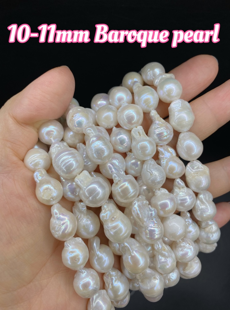 Silver Bead Clasps For Pearl Necklace - Dây chuyền ngọc trai nước ngọt