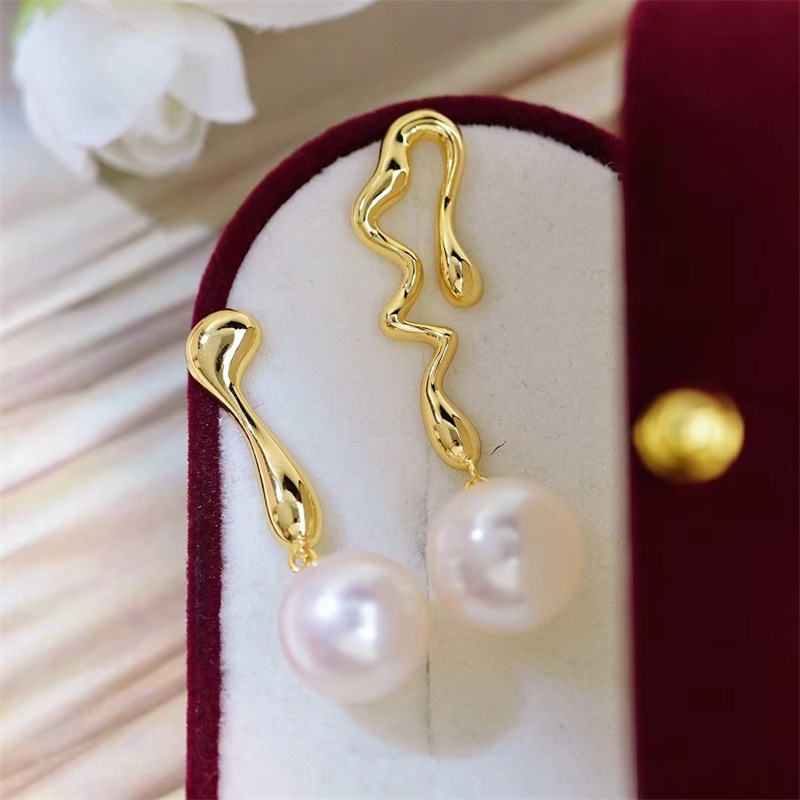 Akoya Pearl Stud Earrings Sterling Silver - huge AAAA 9-10mm 10-11mm 11-12mm 12-13mm