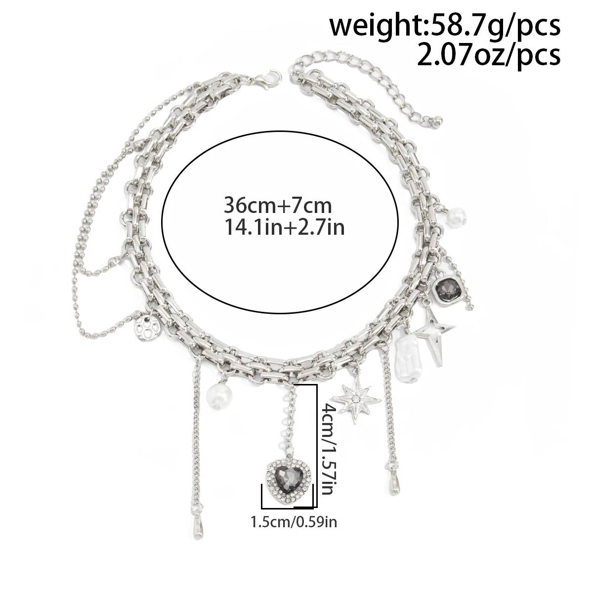 Ingemark Elegant Imitation Pea - đánh giá và giá Silver Bead Clasps For Pearl Necklace