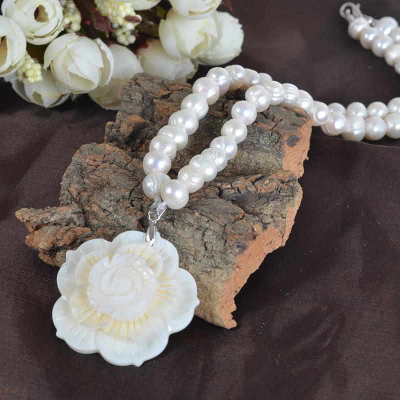 8-9mm Cultured Freshwater Natu - đánh giá và giá Freshwater Cultured Pearl Necklace 8-9Mm