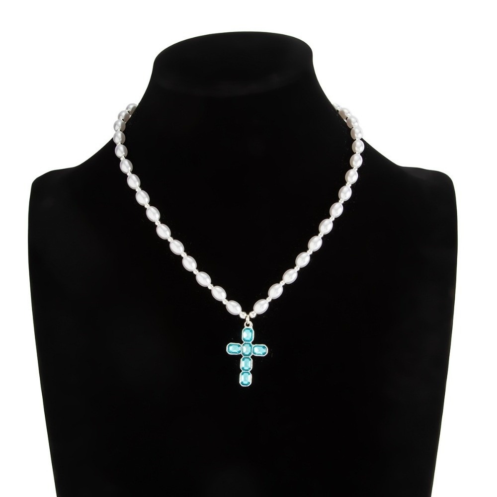 New Cross Pendant Pendant Neck - đánh giá và giá Silver Bead Clasps For Pearl Necklace