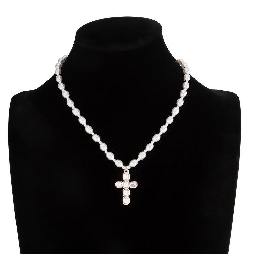 New Cross Pendant Pendant Neck - đánh giá và giá Silver Bead Clasps For Pearl Necklace