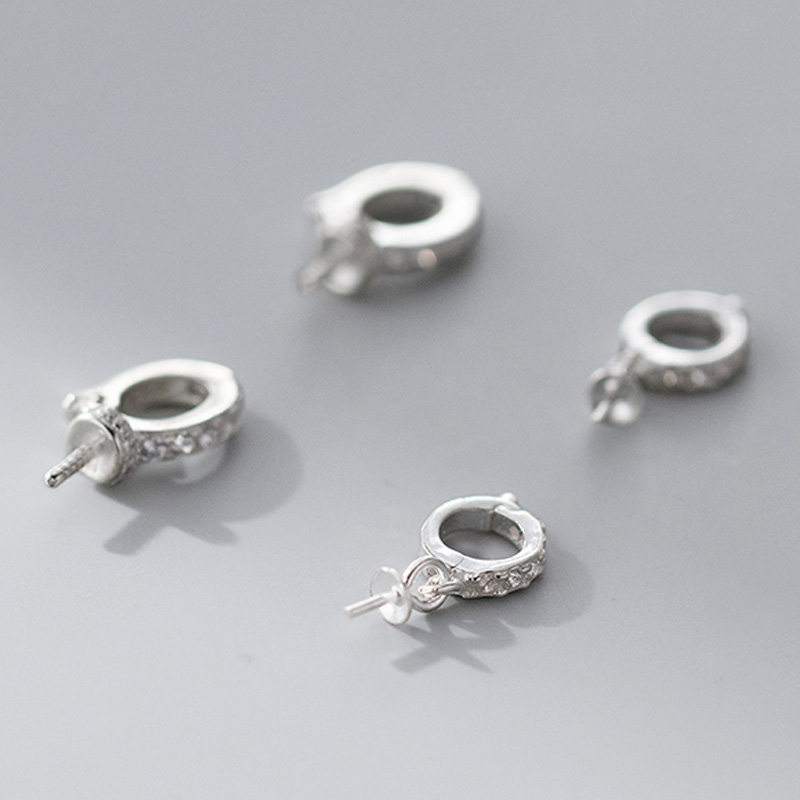 1pc 925 Sterling Silver AAA Zi - đánh giá và giá Silver Bead Clasps For Pearl Necklace
