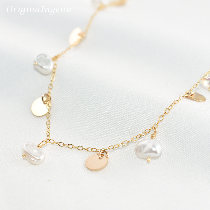 Tự Nhiên Baroque Cổ Ngọc Trai  - đánh giá và giá Baroque Pearl Pendant Necklace Gold