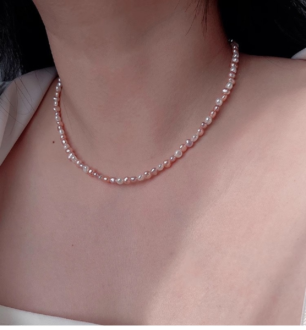 AAA S925 Silver Candy Natural  - đánh giá và giá Baroque Pearl Pendant Necklace Gold