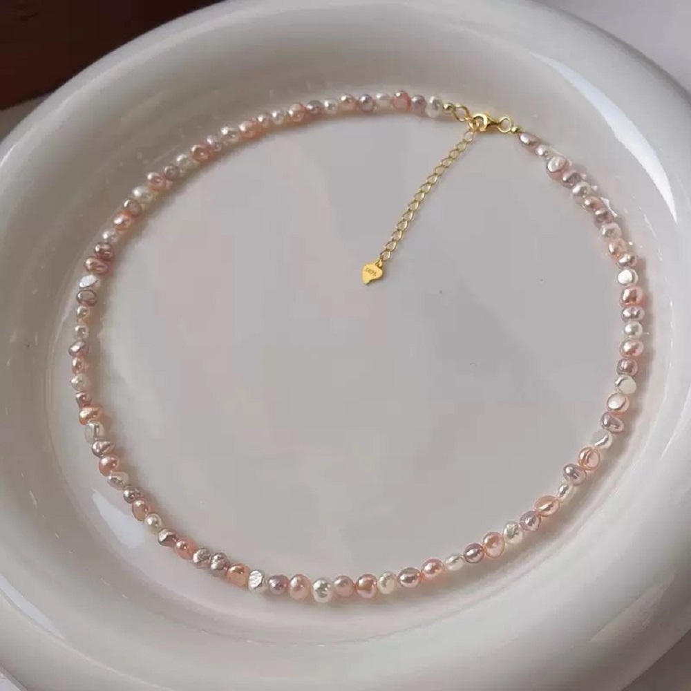 AAA S925 Silver Candy Natural  - đánh giá và giá Baroque Pearl Pendant Necklace Gold