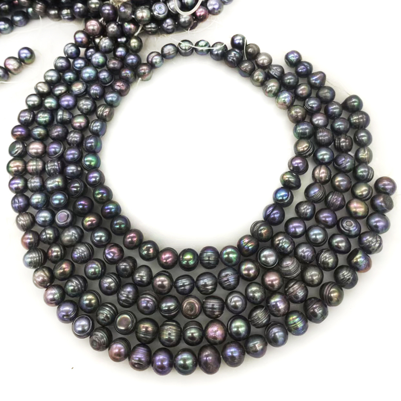 Wholesale 16 inches 10-11mm Bl - đánh giá và giá Natural Freshwater Pearl Strand Loose Beads