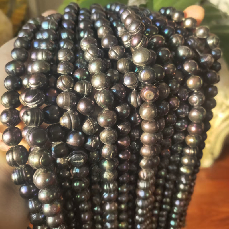 Wholesale 16 inches 10-11mm Bl - đánh giá và giá Natural Freshwater Pearl Strand Loose Beads