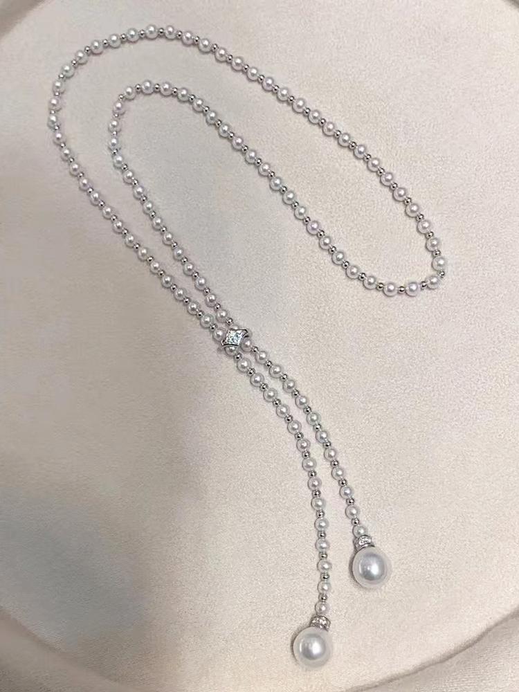 Designer Sweater Chain 60cm Lo - đánh giá và giá Silver Bead Clasps For Pearl Necklace