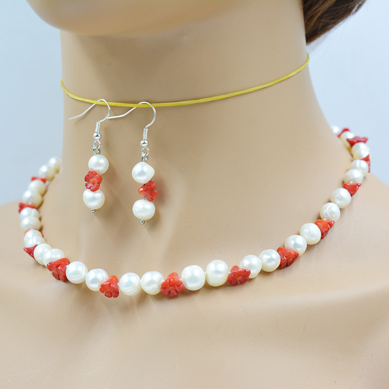 8-9MM natural white freshwater - đánh giá và giá Freshwater Cultured Pearl Necklace 8-9Mm