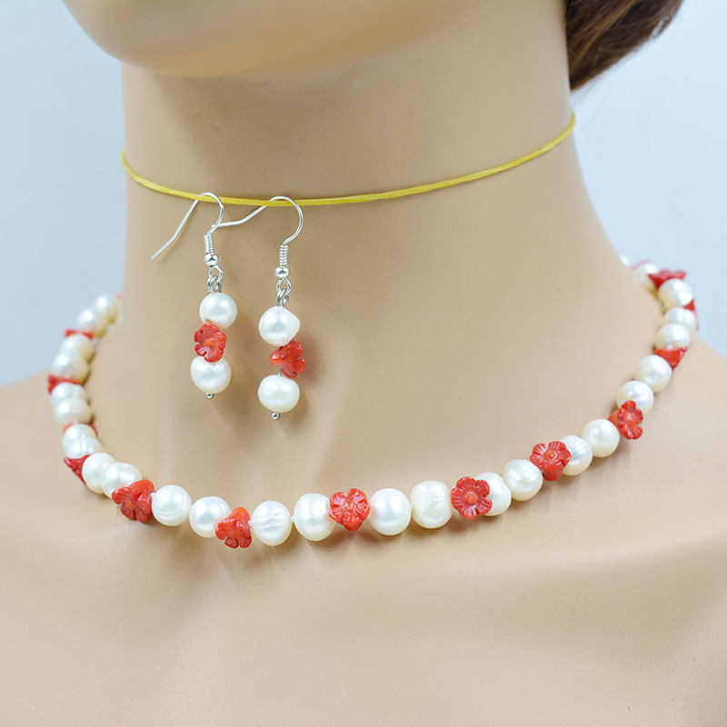 8-9MM natural white freshwater - đánh giá và giá Freshwater Cultured Pearl Necklace 8-9Mm