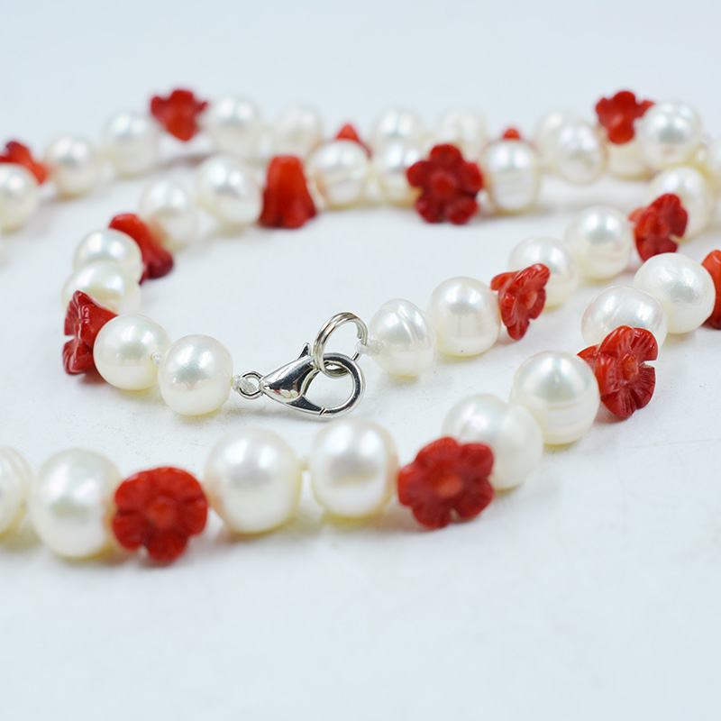 8-9MM natural white freshwater - đánh giá và giá Freshwater Cultured Pearl Necklace 8-9Mm