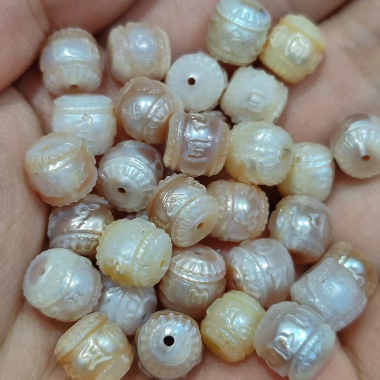 5 pcs Natural cultured pearl c - đánh giá và giá Freshwater Cultured Pearl Necklace 8-9Mm