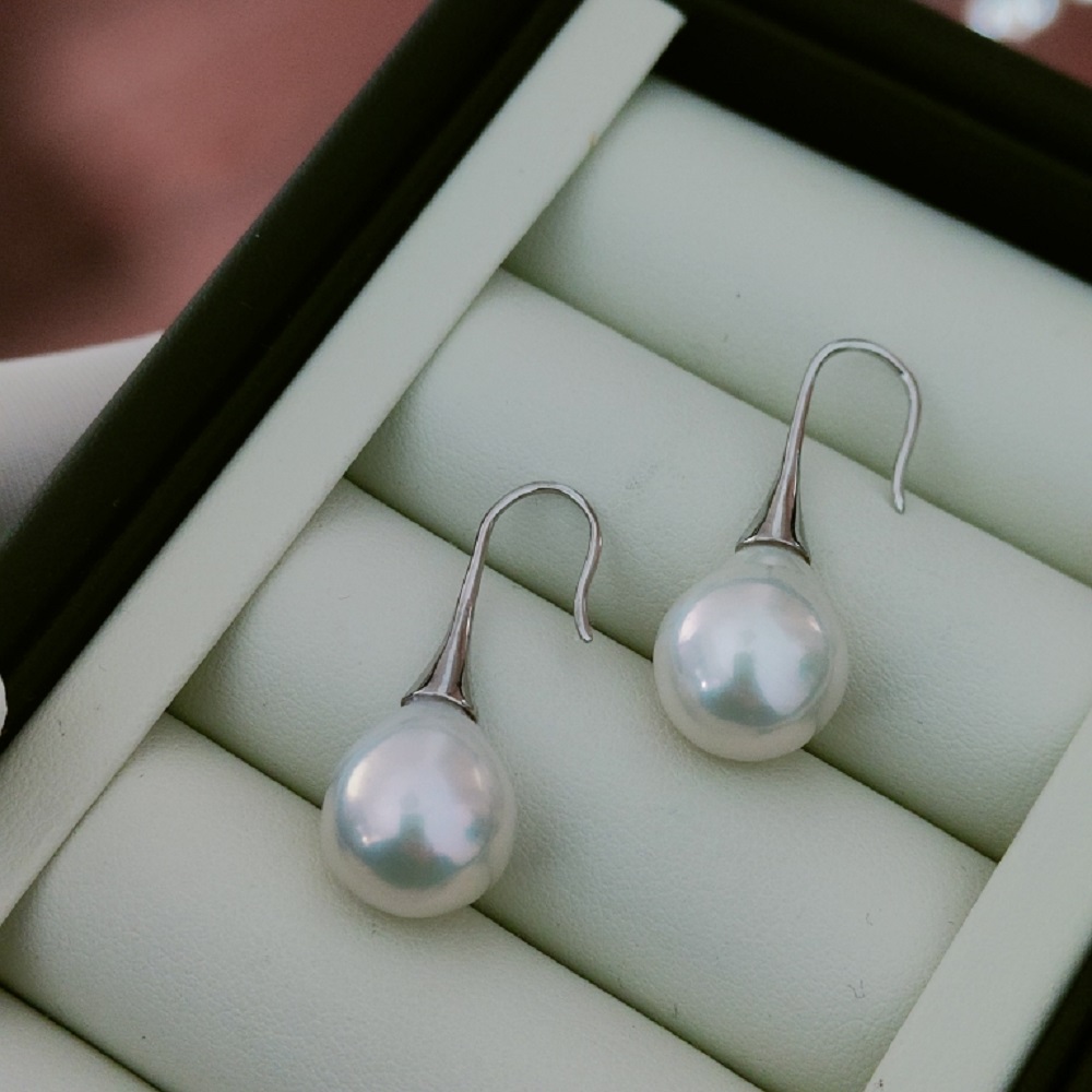 Simple and Elegant Pearl Earri - đánh giá và giá Akoya Pearl Stud Earrings Sterling Silver