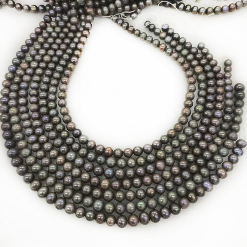Wholesale 16 inches 7-8mm Blac - đánh giá và giá Natural Freshwater Pearl Strand Loose Beads