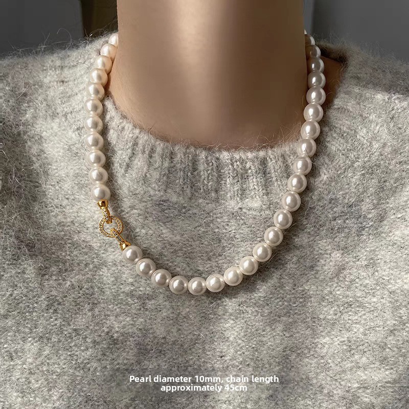 Silver & White Pearl Choker &  - đánh giá và giá Silver Bead Clasps For Pearl Necklace