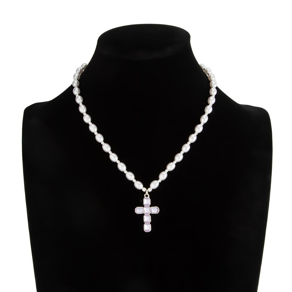Fashion Cross Pendant Pendant  - đánh giá và giá Silver Bead Clasps For Pearl Necklace