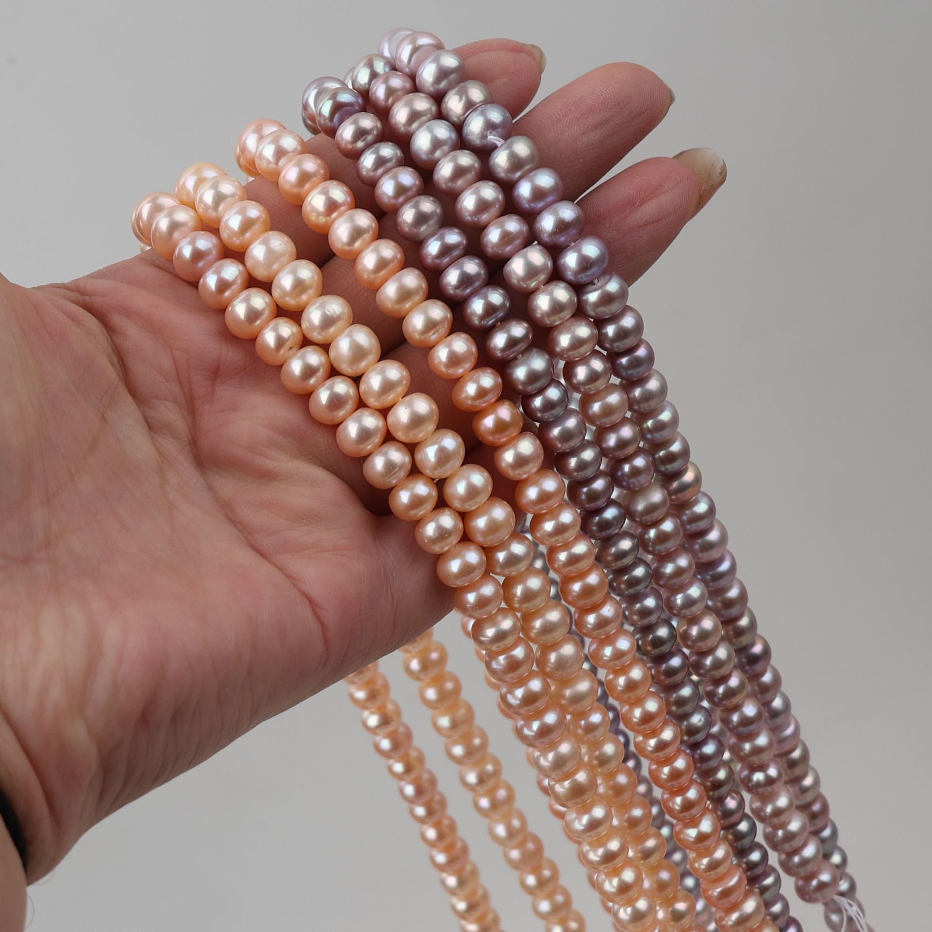 Multi Color Bright Cultured Fr - đánh giá và giá Freshwater Cultured Pearl Necklace 8-9Mm