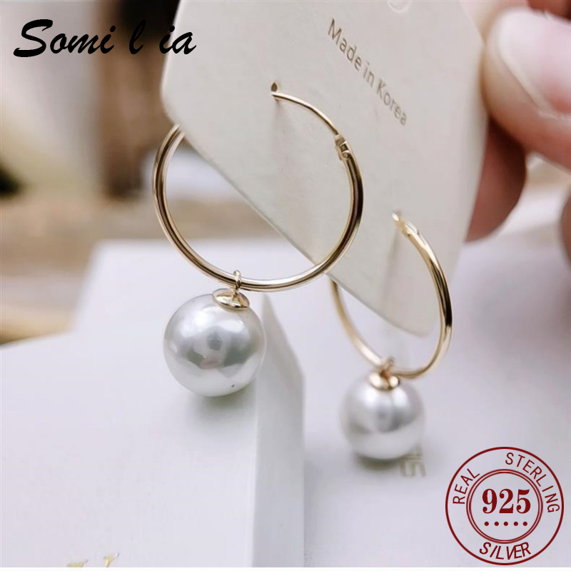 SOMILIA S925 Sterling Silver J - đánh giá và giá Akoya Pearl Stud Earrings Sterling Silver
