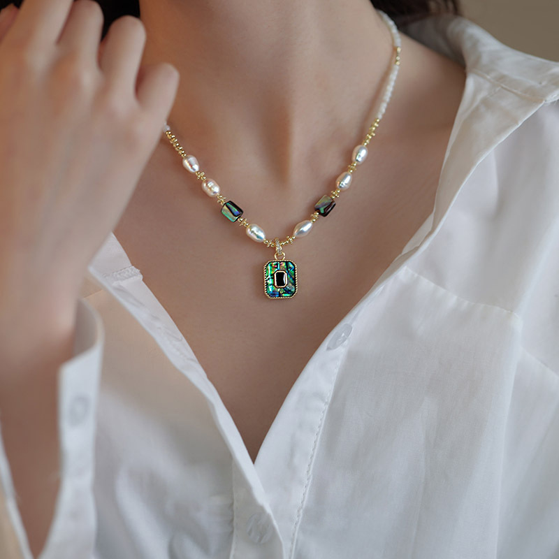 New Arrival Luxury Beauty Pend - đánh giá và giá Baroque Pearl Pendant Necklace Gold