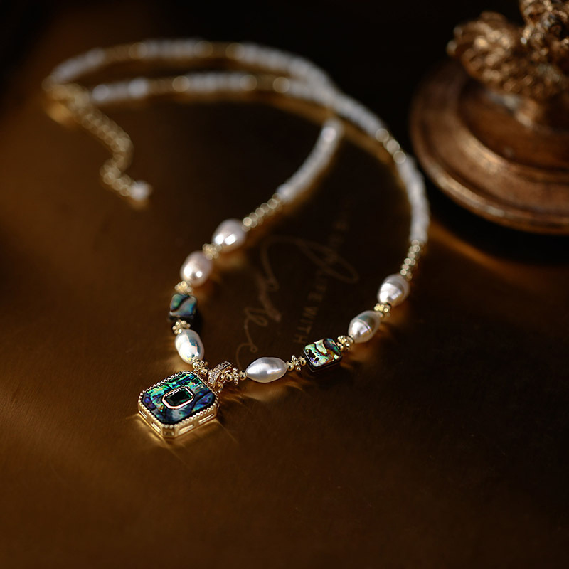 New Arrival Luxury Beauty Pend - đánh giá và giá Baroque Pearl Pendant Necklace Gold