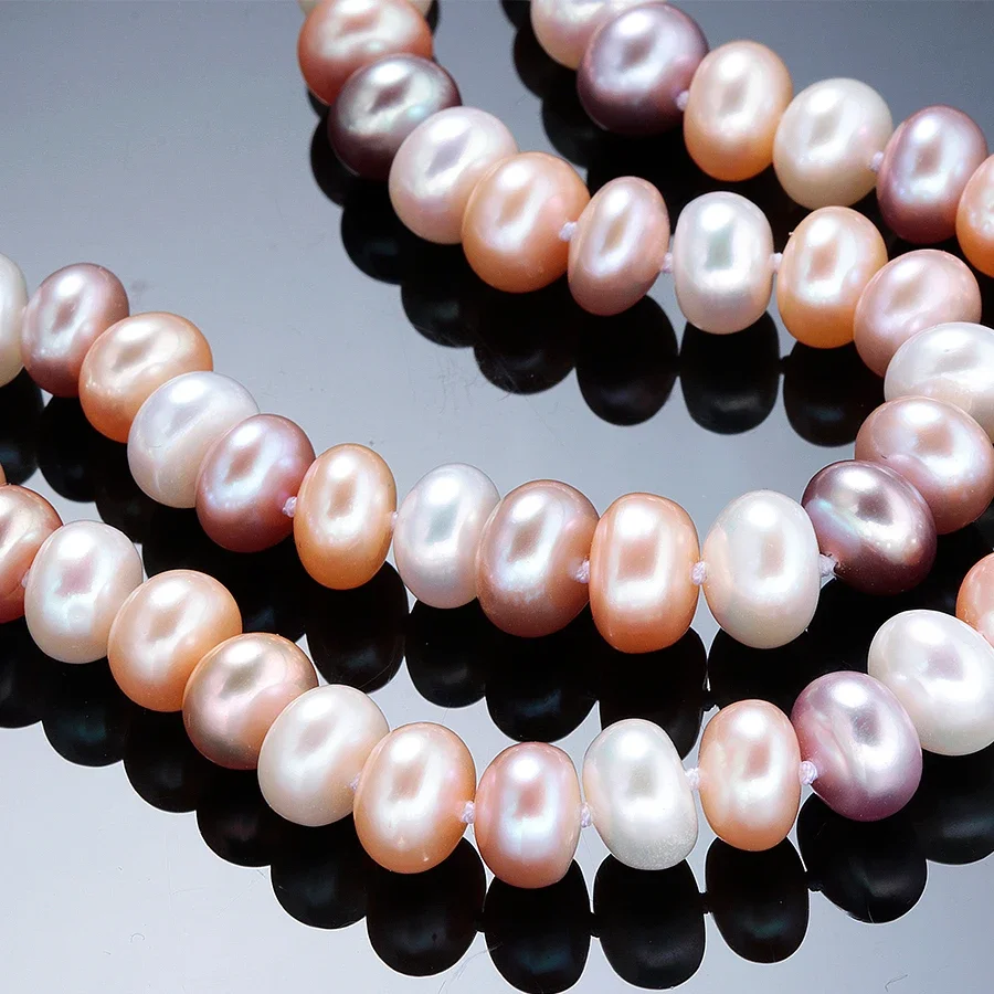 YWYC 7-10mm Bread Bead Freshwa - đánh giá và giá Silver Bead Clasps For Pearl Necklace