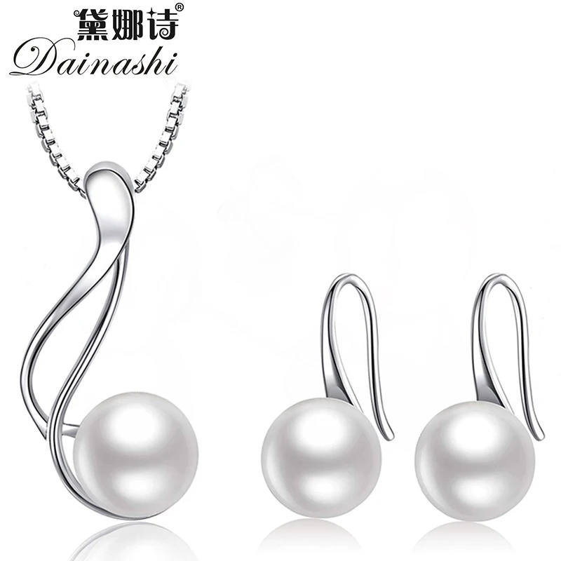 Dainashi Thanh Lịch Nữ Bạc 925 - đánh giá và giá Freshwater Cultured Pearl Necklace 8-9Mm