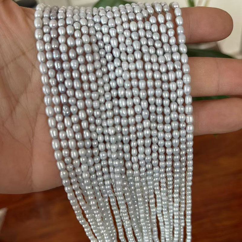 Wholesale 16 inches 3-4mm Natu - đánh giá và giá Natural Freshwater Pearl Strand Loose Beads