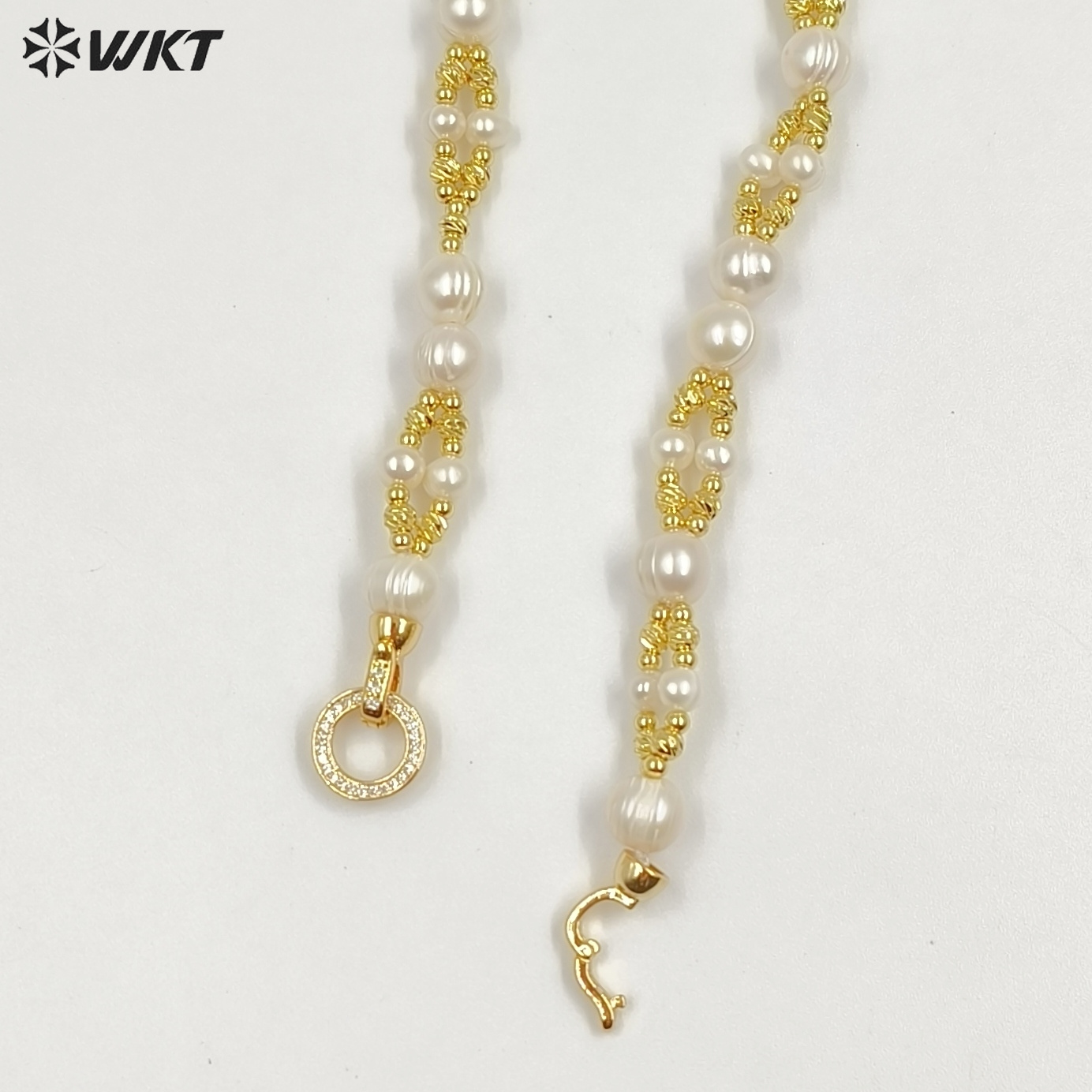 WT-JN376 WKT Versatile Advance - đánh giá và giá Baroque Pearl Pendant Necklace Gold
