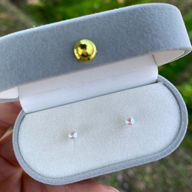 Natural freshwater akoya pearl - đánh giá và giá Akoya Pearl Stud Earrings Sterling Silver