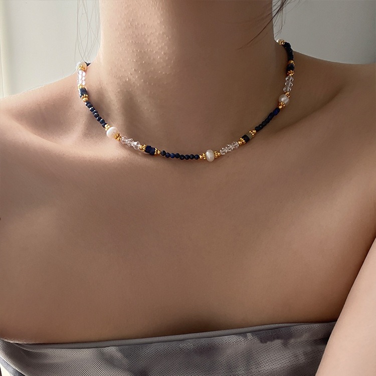 New Design 100% Natural Freshw - đánh giá và giá Baroque Pearl Pendant Necklace Gold