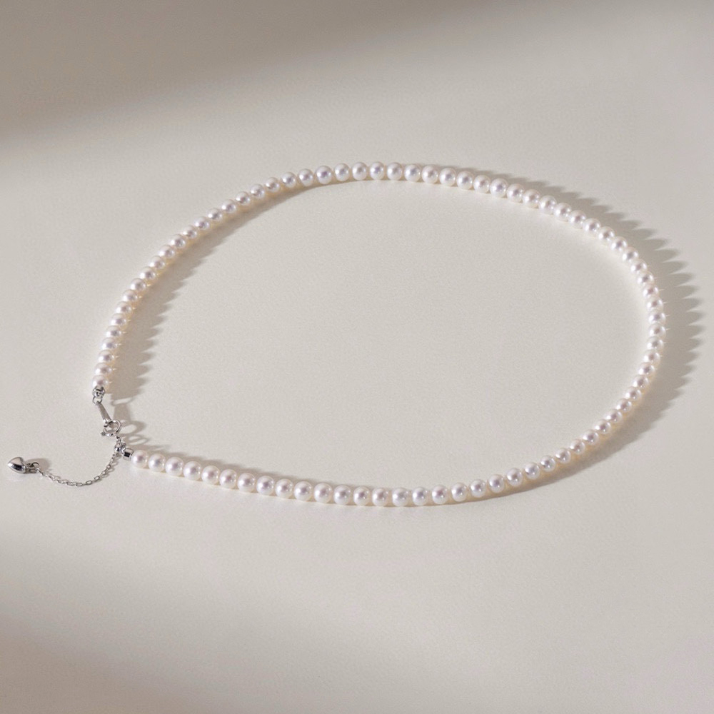 White and Clean 4-5mm Round Na - đánh giá và giá Silver Bead Clasps For Pearl Necklace