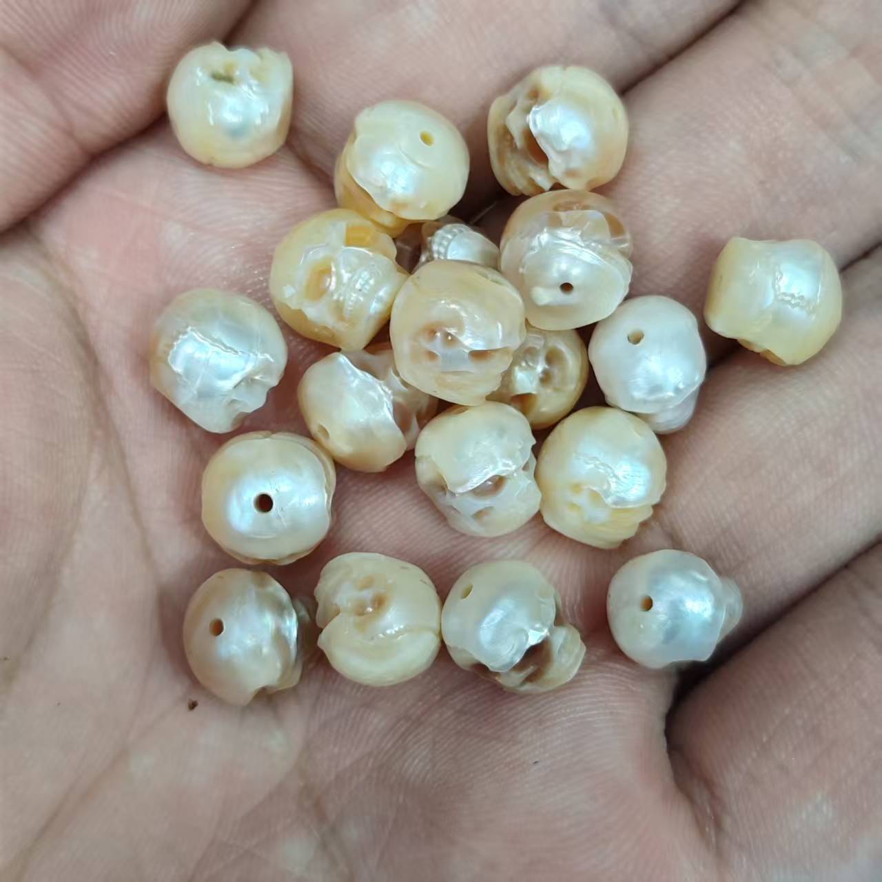 5 pcs Natural cultured pearl c - đánh giá và giá Freshwater Cultured Pearl Necklace 8-9Mm