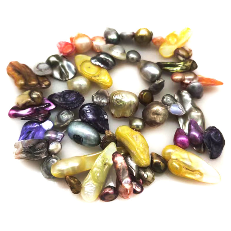 16 inches 11-13mm Multicolor N - đánh giá và giá Natural Freshwater Pearl Strand Loose Beads