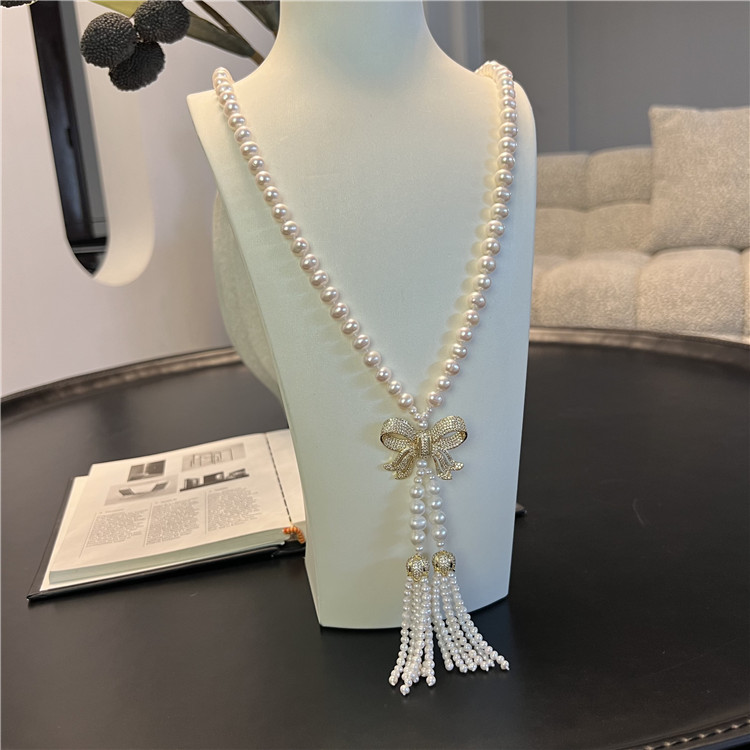 31'' 8-9mm White Fresh water c - đánh giá và giá Freshwater Cultured Pearl Necklace 8-9Mm