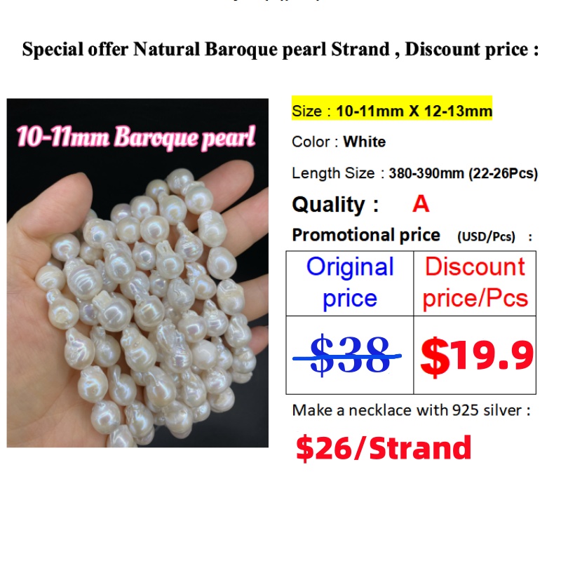 Dây chuyền ngọc trai nước ngọt - đánh giá và giá Silver Bead Clasps For Pearl Necklace