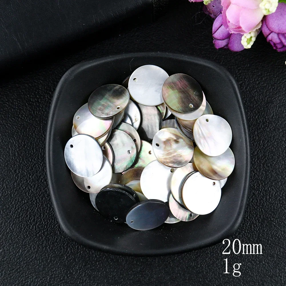 2PC 10--60mm Natural Polishing - đánh giá và giá Mother Of Pearl Shell Pendant Necklace